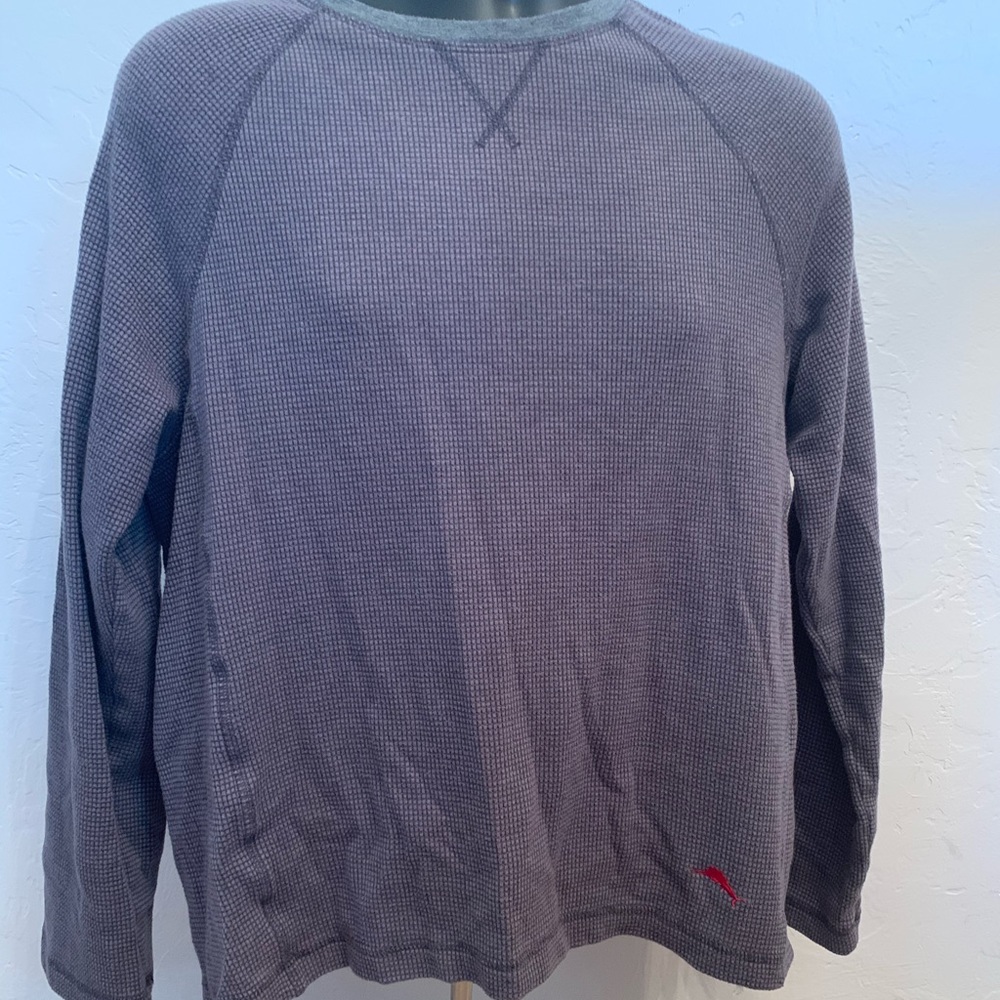 Gray Tommy Bahama Long Sleeve Shirt Size M